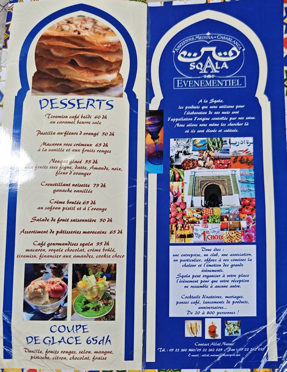 Menu - La Sqala photo 6
